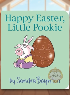 【现货】复活节快乐 小宝贝英文儿童绘本节日庆典进口原版外版书纸板书1岁(含)-3岁(含)Happy Easter, Little PookieSLittle sim书
