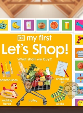 【预售】苐一次购物 【My First】My First Let's Shop! What Shall We Buy? 原版英文儿童绘本进口书籍图书外版正版