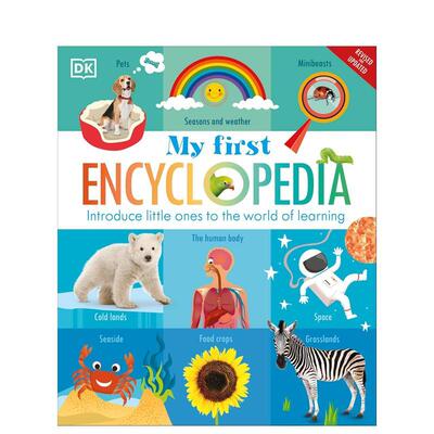【预售】DK少儿启蒙大百科 My First Encyclopedia 英文进口原版儿童绘本图书 DK外文正版