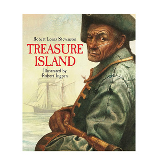 【现货】【Robert Ingpen经典文学插图】金银岛 Treasure Island(Robert Ingpen Illustrated Classics)英文世界文学 原版图书外