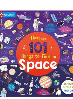 【现货】太空有101件东西可找 There are 101 Things to Find in Space 原版英文儿童趣味进口书籍图书外版正版