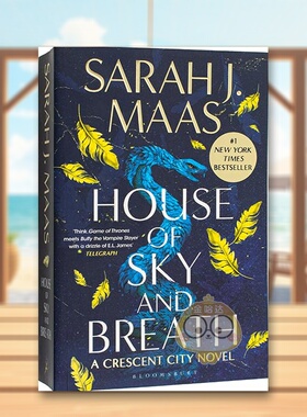 【预售】新月城系列天空与呼吸之屋【Crescent City】House of Sky and Breath The unmissable #1英文小说进口原版图书Sarah J.书
