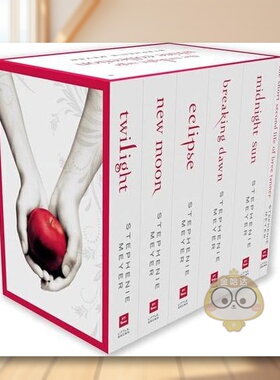 【预售】暮光之城白色系列英文青少年读物进口原版外版书盒装3-6周岁The Twilight Saga White CollectionSTEPHENIE MEYERLittle书