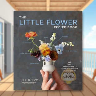 Book英文生活综合Jill 正版 小花插花指南The 书534书籍图书外版 Artisan进口原版 Rizzo精装 Recipe Flower Little 现货