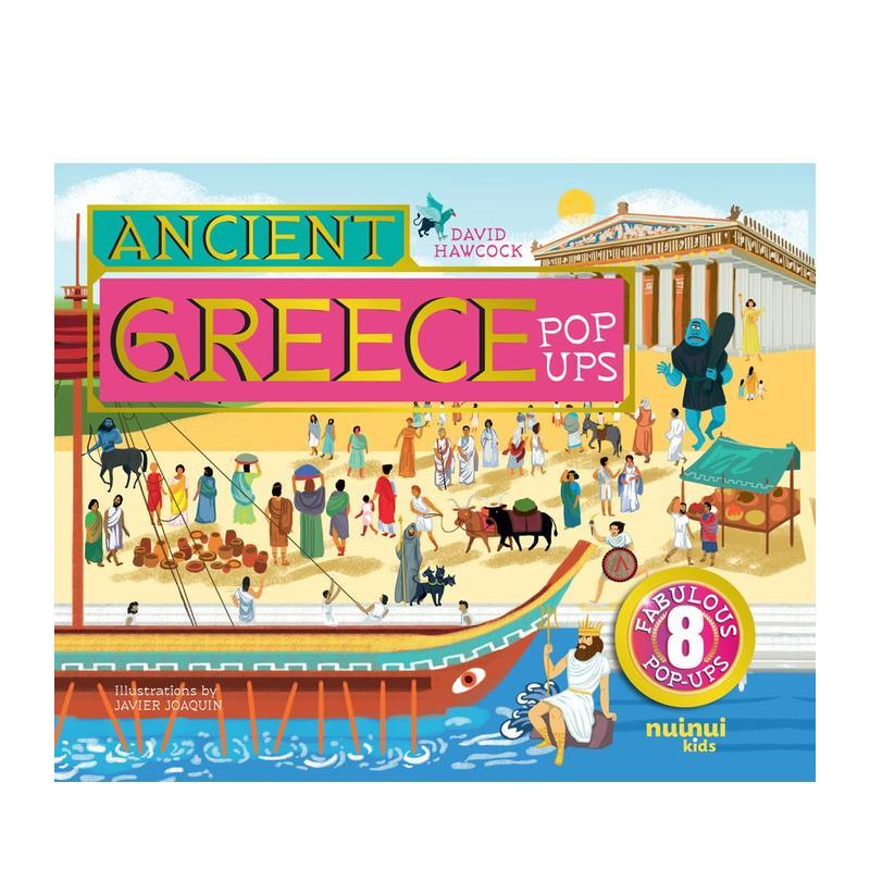 【预售】【古文明立体书】古希腊立体书 【Ancient Civilisations Pop-Ups】Ancient Greece Pop-Ups 原版英文儿童立体