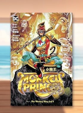 【预售】【DC Comics】美猴王2我与美猴王英文漫画精装进口原版书Monkey Prince Vol. 2: The Monkey King and I Gene Luen Yang书