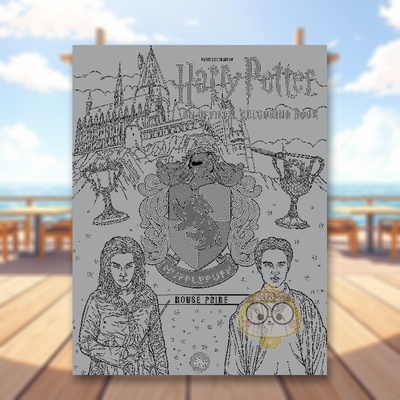 【预售】哈利波特：赫奇帕奇之家的骄傲：官方涂色本 Harry Potter: Hufflepuff House Pride 原版英文儿童趣味进口书籍图书外版正