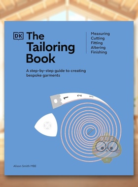【现货】裁剪之书英文服装设计进口原版外版书精装14岁以上The Tailoring Book Alison SmithDK书籍图书正版