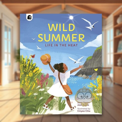 【现货】狂野的夏天炎热的生活【Seasons in the wild】Wild Summer Life in the Heat英文儿童绘本动物生态环保3-6岁精装Alex  M