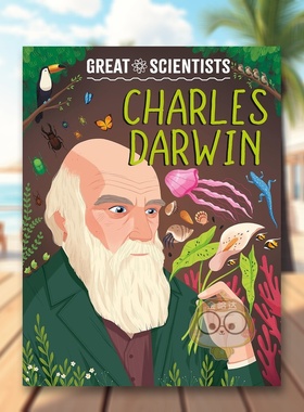 【现货】伟大科学家：查尔斯?达尔文 Great Scientists: Charles Darwin 原版英文儿童绘本进口书籍图书外版正版