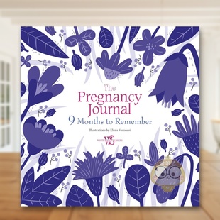 【预售】孕期九宫格日记：难忘的九月时光 Pregnancy Journal :9 Months to Remember 原版英文儿童语言/概念启蒙进口书籍图书外版