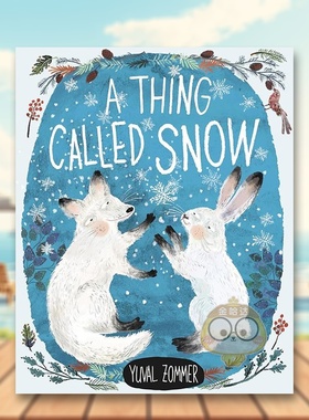 【现货】一种名叫雪的东西A Thing Called Snow英文儿童绘本动物生态环保3-6岁精装Yuval Zommer进口原版书Doubleday593377888书籍