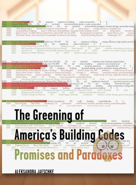 【预售】美国建筑法规的绿色化： 承诺与悖论英文建筑风格与材料构造设计平装进口原版外版书籍The Greening of America's Buildi