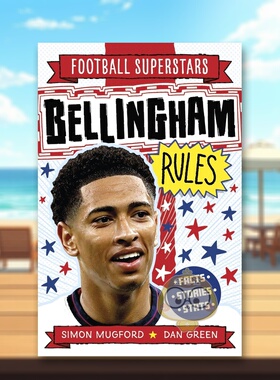 【现货】足球明星特辑：祖德·贝林厄姆英文儿童漫画进口原版外版书平装14岁以上【Football Superstars】Bellingham RulesSimon书