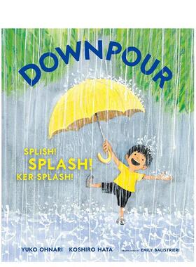 【现货】倾盆大雨 Downpour 英文原版儿童绘本6-9岁故事图画书进口英语启蒙读物书籍 Yuko Ohnari