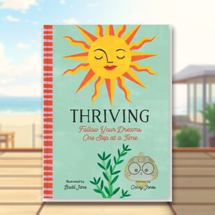【现货】茁壮成长一步一个脚印地追寻你的梦想Thriving英文心灵励志Carey Jones精装Chronicle Books进口原版书3973书籍图书外版正