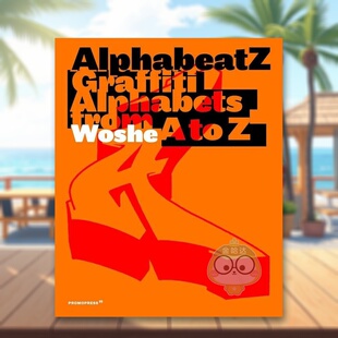 【预售】字母节奏：从A到Z的涂鸦字母 Alphabeatz. Tagging Alphabets from A to Z 原版英文字体图案标志设计进口书籍图书外版正