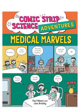 【预售】科学大冒险漫画系列：医学奇迹（平装） Comic Strip Science Adventures 原版英文儿童绘本 STEAM知识科普系列进口书籍图