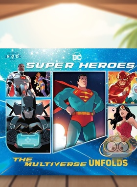 【预售】DC超级英雄：手风琴式折页书英文儿童绘本IP系列进口原版外版书精装3岁-6岁【Unfolds Book】DC Super HeroesWARNER BRO书