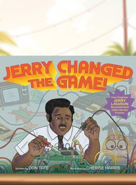 【预售】改变规则的杰瑞英文儿童绘本人物传记进口原版外版书精装6岁-9岁Jerry Changed the Game!TATEPaula Wiseman书籍图书正版