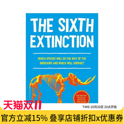 【预售】第六次大灭绝（青少年版）：非自然历史 The Sixth Extinction (young readers adaptation) 原版英文青少年读物进口书籍