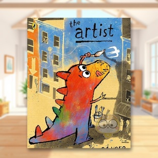 【预售】艺术家英文儿童绘本虚构类进口原版外版书简装3-6周岁The ArtistEd VerePuffin Books (UK)书籍图书正版