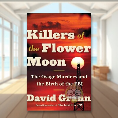 【预售】花月杀手电影封面版Killers of the Flower Moon 英文文学传记平装进口原版书David Grann Vintage书籍图书外版正版