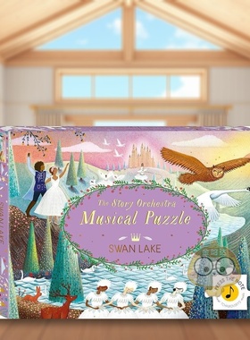 【现货】【音乐拼图】故事管弦乐队天鹅湖The Story Orchestra Swan Lake MUSICAL PUZZLE英文儿童趣味盒装Jessica Courtney-Tick
