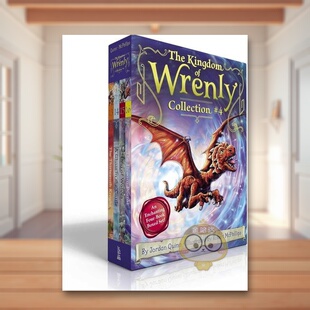 【现货】鹪鹩王国 4本盒装合集英文儿童桥梁书进口原版外版书平装Kingdom of Wrenly Collection #4 (Boxed Set)Jordan QuinnLit书