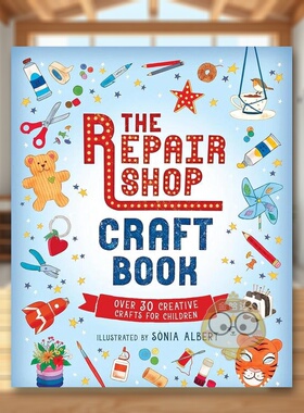 【现货】古董修理店手工书BBC真人秀古董修理店【The Repair Shop Stories】The Repair Shop Craft Book英文儿童趣味3-6岁精装Sò