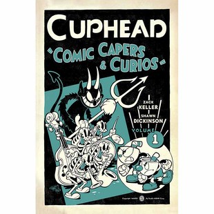 Zack 预售 Comic Volume 茶杯头卷1 Keller 进口图书 Capers Inkwell Curios Cuphead 英文漫画书原版 黑马漫画 Isles