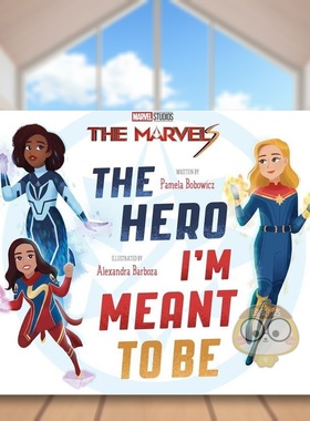 【现货】我是奇迹英雄英文儿童绘本交通工具城市人文进口原版书精装Marvels Hero Im Meant To BeBOBOWICZ  PAMELADisney书籍图书