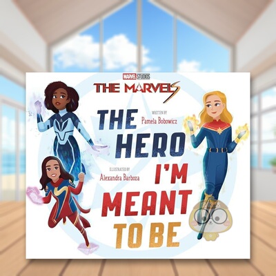 【现货】我是奇迹英雄英文儿童绘本交通工具城市人文进口原版书精装Marvels Hero Im Meant To BeBOBOWICZ  PAMELADisney书籍图书