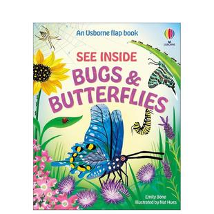 【预售】【翻翻书】揭秘昆虫与蝴蝶 See Inside Bugs and Butterflies 原版英文儿童绘本进口书籍图书外版正版读物