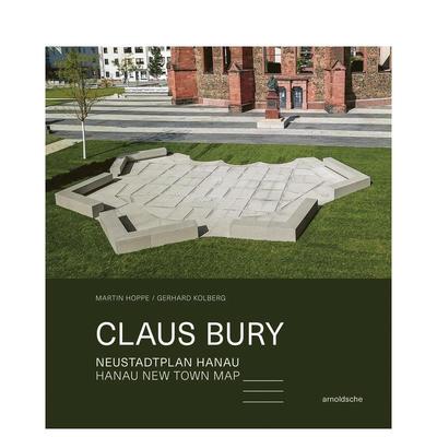 【预售】克劳斯·布里：哈瑙新城地图 Claus Bury : Hanau New Town Map 原版英文艺术画册画集进口书籍图书外版正版