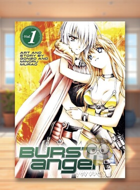 【预售】爆裂天使卷1英文漫画进口原版书平装14岁以上Burst Angel Vol.1 Minoru MuraoTitan Books书籍图书外版正版