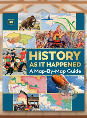 【预售】历史沿革 History as it Happened 原版英文儿童绘本进口书籍图书外版正版
