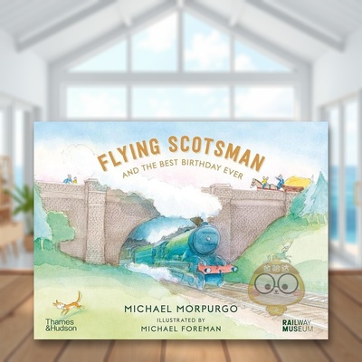 【预售】【T&H】【安徒生奖获奖插画家】苏格兰飞人号最棒的生日礼英文儿童绘本插画师进口原版书平装3-6周岁Flying Scotsman an书