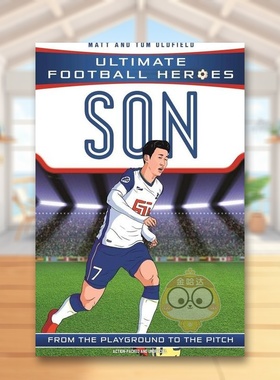 【预售】【足球英雄系列】孙兴慜英文青少年读物进口原版书平装【Ultimate Football Heroes】Son Heung-minMatt & Tom Oldfield书