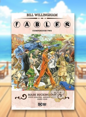 【现货】【DC Comics】寓言纲要卷2英文漫画进口原版书Fables Compendium Two Willingham  Bill书籍图书外版正版