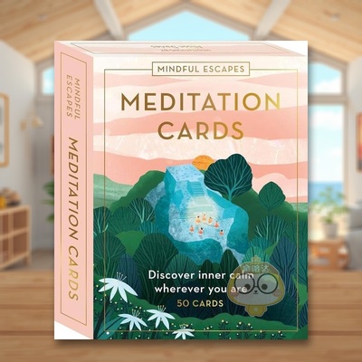 【现货】正念放松冥想Mindful Escapes Meditation Cards Discover inner calm wherever you are in 50 cards英文心灵励志卡牌Al