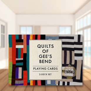【预售】Gee’s Bend的拼布游戏牌英文卡牌进口原版书精装Quilts of Gee’s Bend Playing Cards Quilters of Gee’s Bend著C书籍