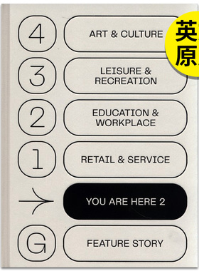 【预售】你在这里2：新标志设计 You Are Here 2: A New Approach to Signage and Wayfinding 英文原版字体图案标志设计图书籍
