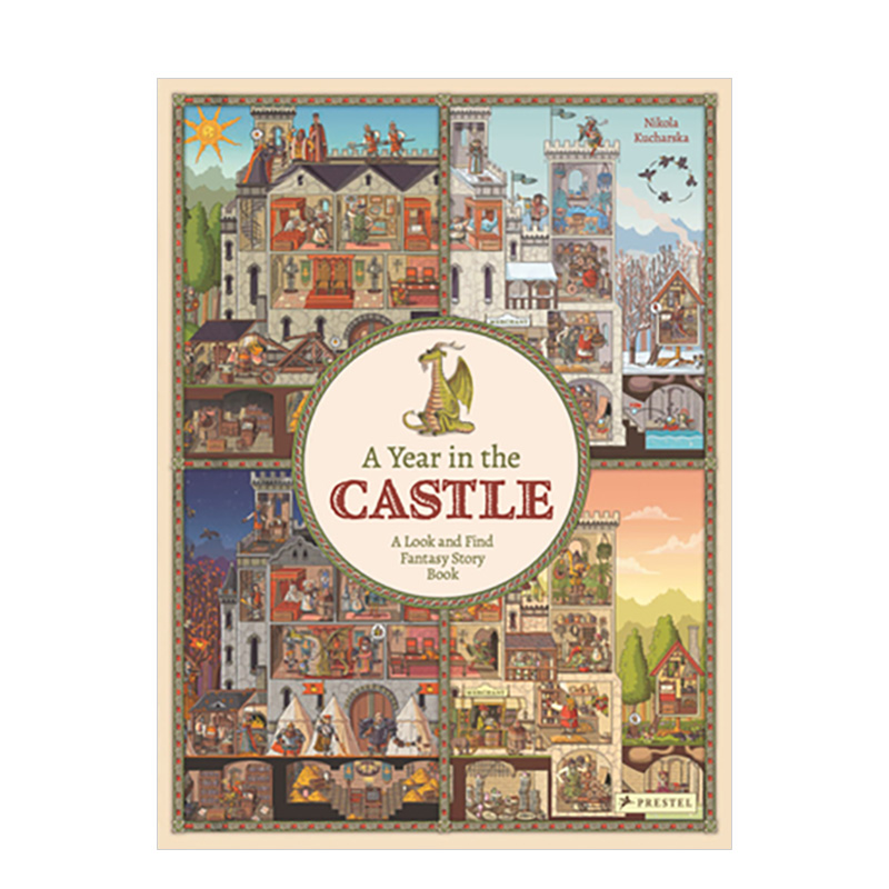 【预售】城堡的一年：找找乐益智绘本 A Year in the Castle: A Look and Find Fantasy Story Book原版英文儿童趣味