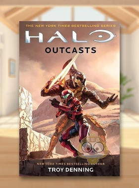 【预售】光环抛弃Halo Outcasts英文小说进口原版图书Troy Denning平装Gallery Books书籍外版正版