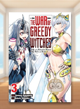 【预售】贪婪魔女之战 第3卷 The War of Greedy Witches， Vol. 3 原版英文漫画书进口书籍图书外版正版