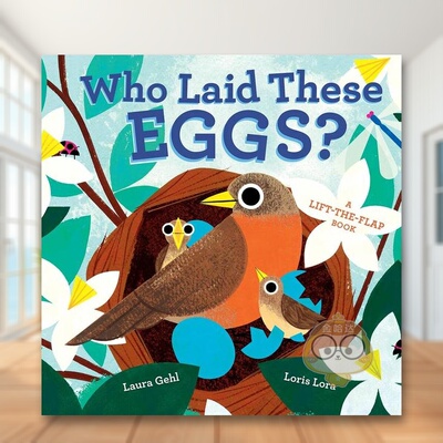 【预售】这些蛋是谁下的？ 趣味翻翻书英文儿童趣味进口原版外版书纸板书3-6周岁【Animal Traces】Who Laid These Eggs?Laura G书