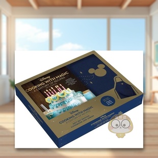 英文餐饮进口原版 Rec书 with 预售 迪士尼魔法烹饪：百年食谱礼品套装 Magic 书精装 外版 Century 14岁以上Disney Cooking