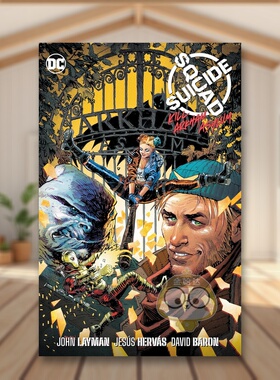 【现货】【DC Comics】自杀小队杀死阿卡姆疯人院英文漫画平装进口原版书Suicide Squad: Kill Arkham Asylum LAYMAN  JOHN书籍图