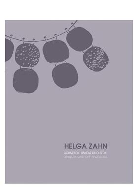【预售】海尔加?察恩：珠宝——孤品与系列作品 Helga Zahn : Jewelry. One-off and Series 原版英文珠宝首饰进口书籍图书外版正